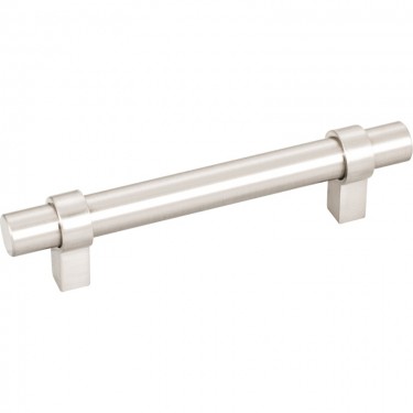 Hardware Resources Key Grande 96mm CC Cabinet Pull - Satin Nickel