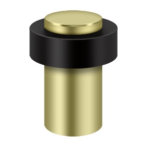 Round Universal Floor Bumper 3 Inch, Heavy Duty, Solid Brass