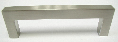Top Knobs M1161 Nouveau III 3 3/4 Inch CC Square Bar Pull Brushed Satin Nickel