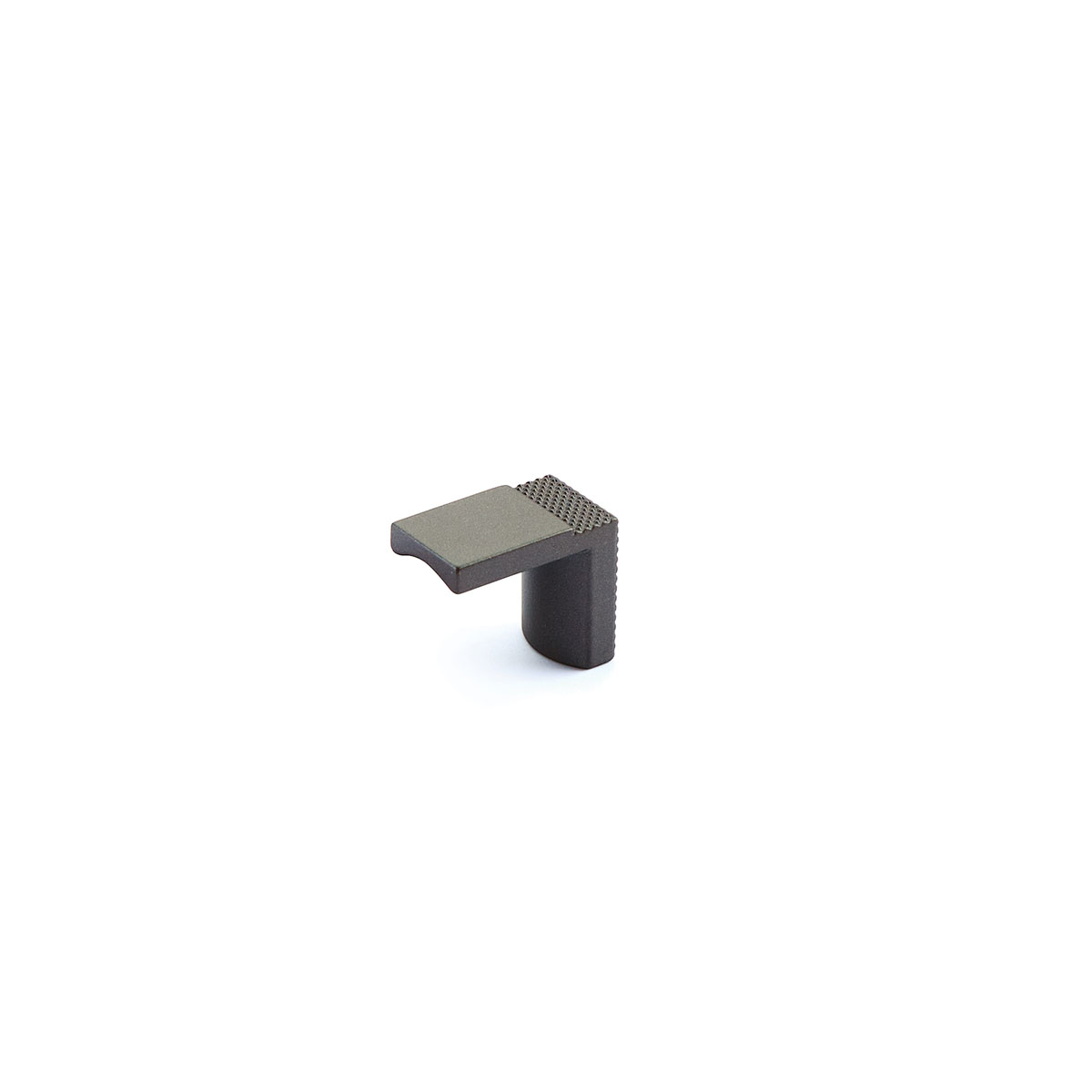 Schaub Quadrato, 1-1/8 Inch x 5/8 Inch Gun Metal Pull