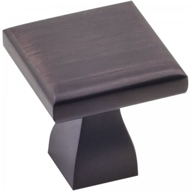 Hardware Resources Hadly 1 Inch Cabinet Knob - Brushed Oil-Rubbed Bronze