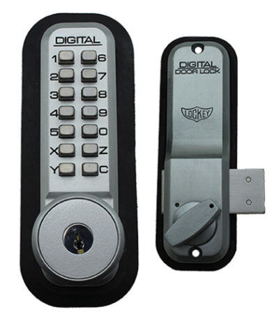 Lockey 2200KO Mechanical Keyless Surface Mount Deadbolt Lock with Key Override