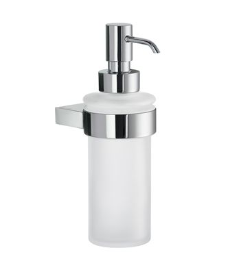 Smedbo AIR Holder with Glass Soap Dispenser - Polished Chrome