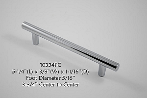 Residential Essentials 10334 Cabinet Pull in Polished Chrome