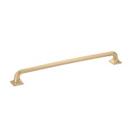 Schaub Northport Rounded 15 inch CC Appliance Pull in Signature Satin Brass