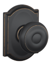 Schlage Georgian Knob with Camelot Rosette