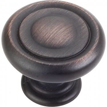 Hardware Resources Bremen 1 Cabinet Knob - Brushed Oil-Rubbed Bronze