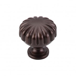 Top Knobs M756 Melon Cut 1 1/4 Inch Cabinet Knob Oil Rubbed Bronze