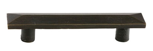 Emtek 3 1/2 Inch Bronze Pyramid Cabinet Pull