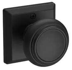 Baldwin Reserve Series Traditional Knob with Traditional Square Rosette