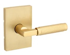Kwikset Prava Modern Lever with Rectangular Rosette