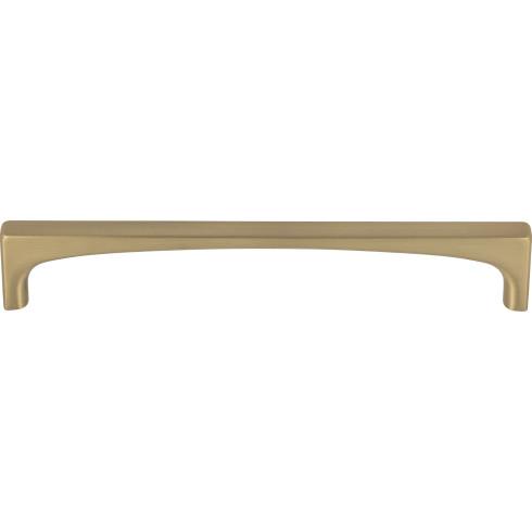 Top Knobs TK1014HB Riverside Pull 6 5/16 Inch CC Honey Bronze