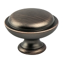 Berenson Advantage Plus 1 Rimmed Knob 29MM Dia Verona Bronze