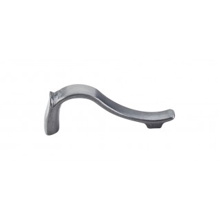 Top Knobs M187 Tuscany Dover 2 1/2 Inch CC Latch Handle Pewter