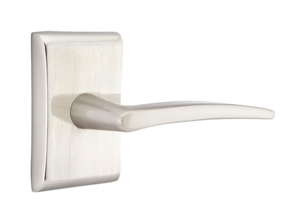 Emtek Poseidon Lever Handle with Neos Rosette