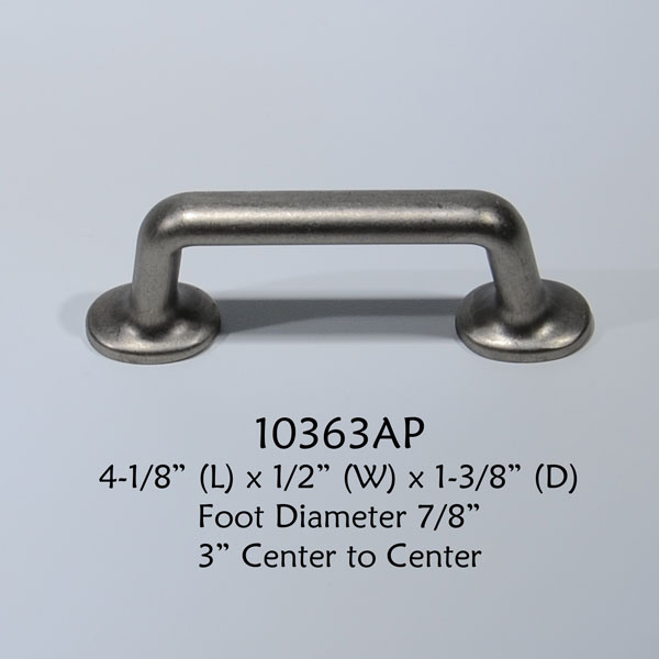 Residential Essentials 10363 Antique Pewter Cabinet Pull