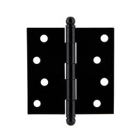 Ageless Iron 4" Residential Duty Ball Tip Hinge with Square Corners (Each)