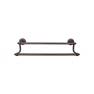 Top Knobs TUSC7ORB Tuscany 18 inch Double Towel Bar Oil Rubbed Bronze