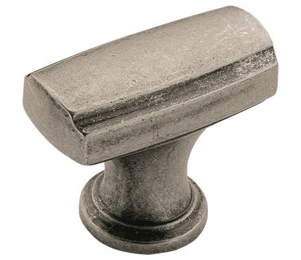 Amerock Highland Ridge 1 3/8 Inch Cabinet Knob Aged Pewter