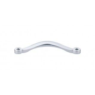 Top Knobs M1931 Saddle Pull 5 1/16 Inch CC Polished Chrome