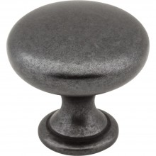 Hardware Resources Madison 1 3/16 inch Cabinet Knob in Gun Metal