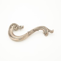 Schaub French Court 5 inch CC Left Handed Pull in Monticello Silver