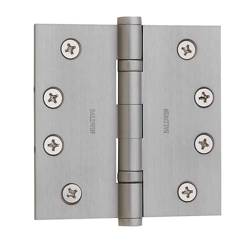 Baldwin Estate Series 4 Inch Ball Bearing Hinge with Square Corner
