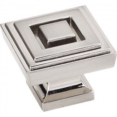 Hardware Resources Delmar 1-1/4 Inch Cabinet Knob - Satin Nickel