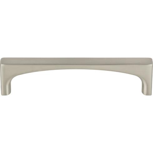 Top Knobs TK1012BSN Riverside Pull 3 3/4 Inch CC Brushed Satin Nickel