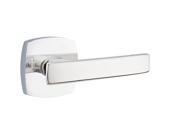 Emtek Geneva Lever Handle with Urban Modern Rosette
