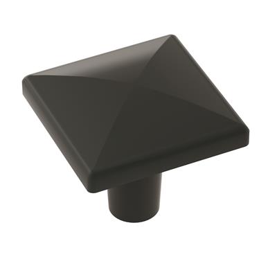 Amerock Extensity 1-1/2 Inch Cabinet Knob Matte Black