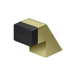 Floor Door Bumper 1 1/4 Inch, Contemporary, Solid Brass