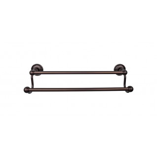 Top Knobs ED11ORBE Edwardian 30 inch Double Towel Bar Oil Rubbed Bronze
