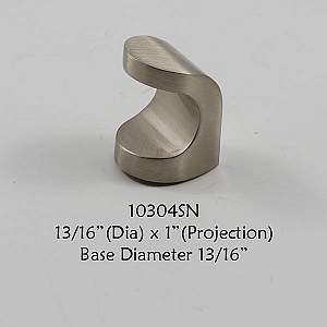 Residential Essentials 10304 Cabinet Knob in Satin Nickel