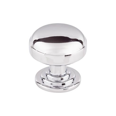 Top Knobs TK3000PC Ellis Knob 1 1/4 Inch Polished Chrome