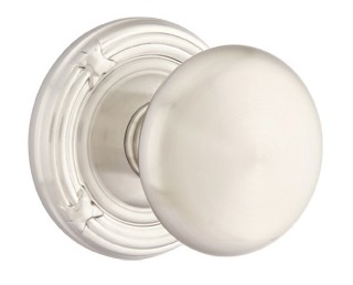 Emtek Providence Knob with Ribbon & Reed Rosette
