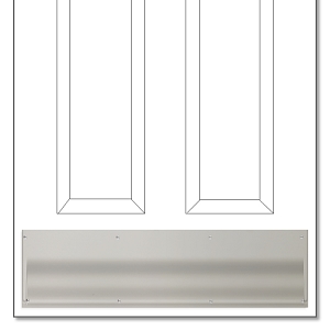 Polished Stainless Steel Kickplate