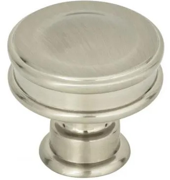 Atlas Homewares Oskar Knob 1 1/4 Inch Brushed Nickel