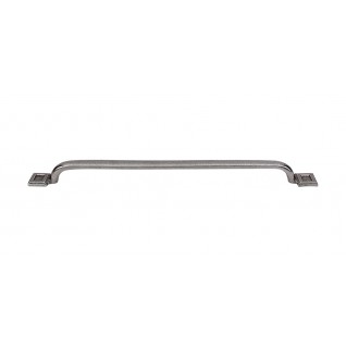 Top Knobs M1825 Square Inset Pull 12 Inch CC Cast Iron