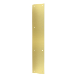 Deltana Solid Brass 3 1/2 x 20 Inch Push Plate