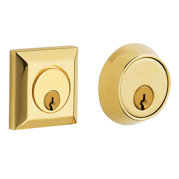 Baldwin Estate 8255 Squared Double Cylinder Deadbolt - 2 1/8" Door Prep