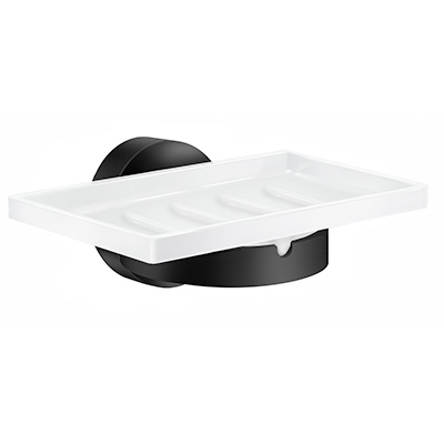 Smedbo Home Collection Porcelain Soap Dish and Wall mount