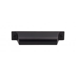 Top Knobs TK773BLK Channing 3 3/4 inch CC Cup Pull Black