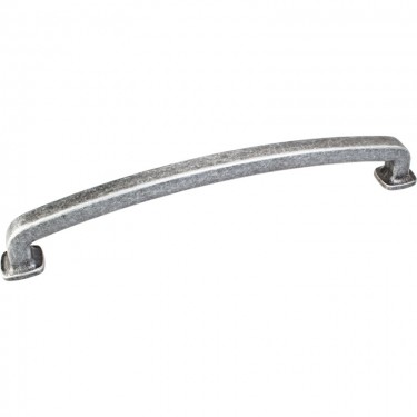 Hardware Resources Belcastel 1 Appliance Pull 12 Inch CC - Distressed Antique Silver