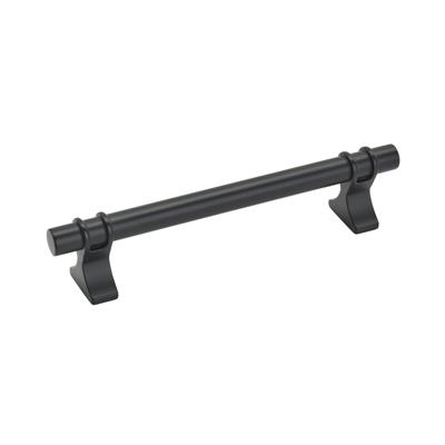 Amerock Davenport 5-1/16 Inch cc Cabinet Pull Matte Black