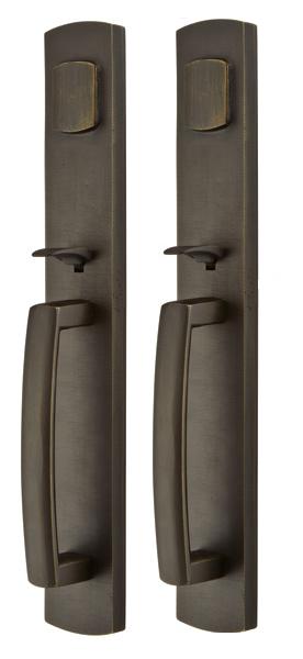 Emtek Sandcast Brighton Grip by Grip Handleset