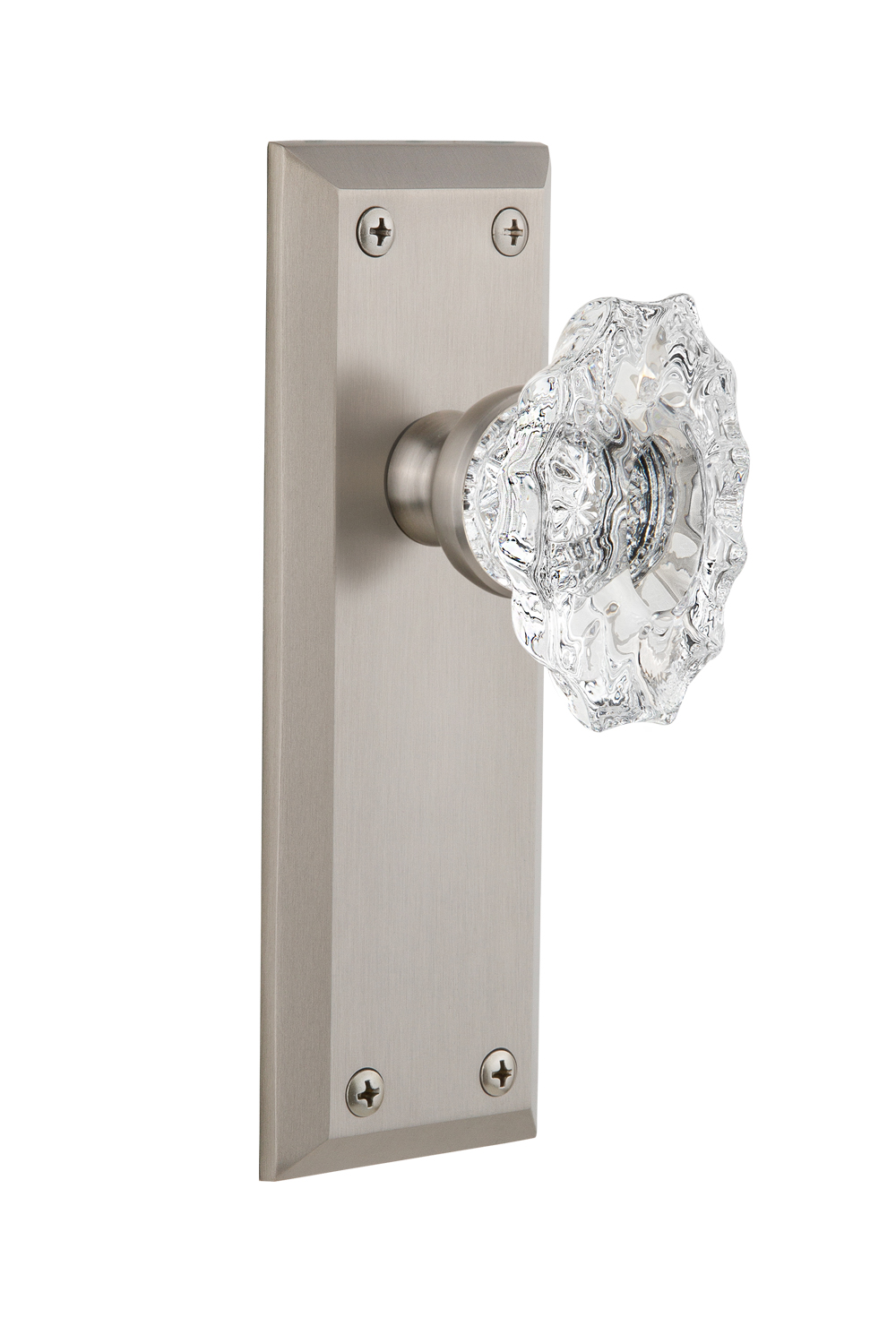 Grandeur Fifth Avenue Plate with Biarritz Knob