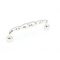 Schaub Colonial 6 inch CC Cabinet Pull in Polished Nickel