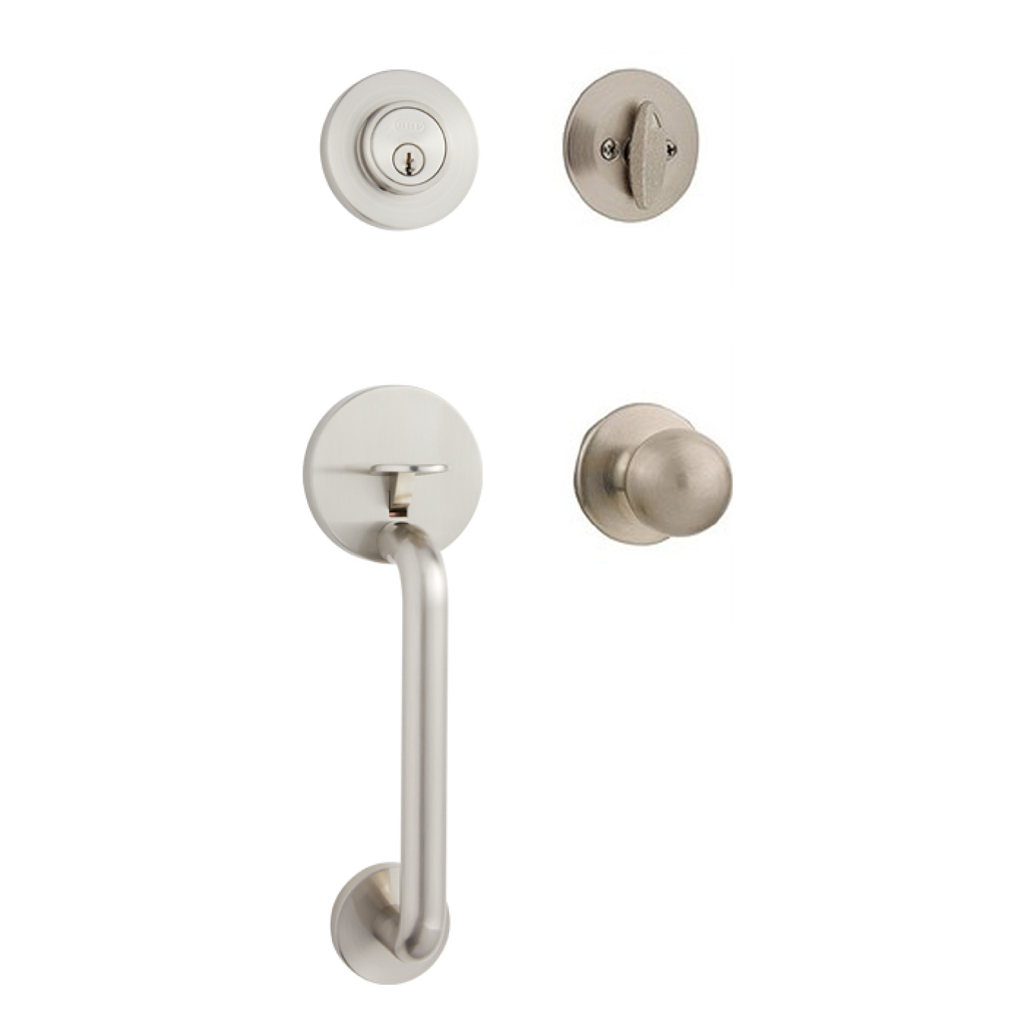 Better Home Products Skyline Handleset with Marina Knob