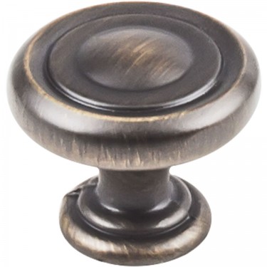 Hardware Resources Bremen 1 Cabinet Knob - Antique Brushed Satin Brass